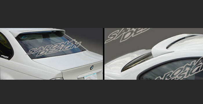 Custom BMW 3 Series Roof Wing  Coupe (1999 - 2006) - $299.00 (Manufacturer Sarona, Part #BM-007-RW)